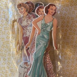 Vintage Hollywood Movie Star Die-Cut Ornaments - B. Shackman & Co. 1997.